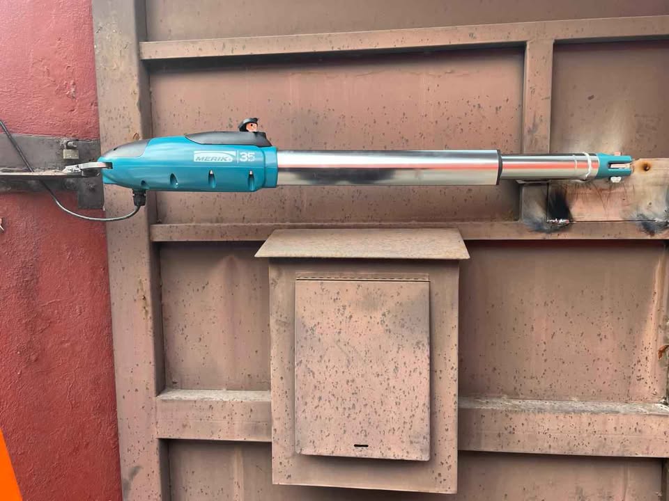 automatización de portón de herrería existente en Puebla