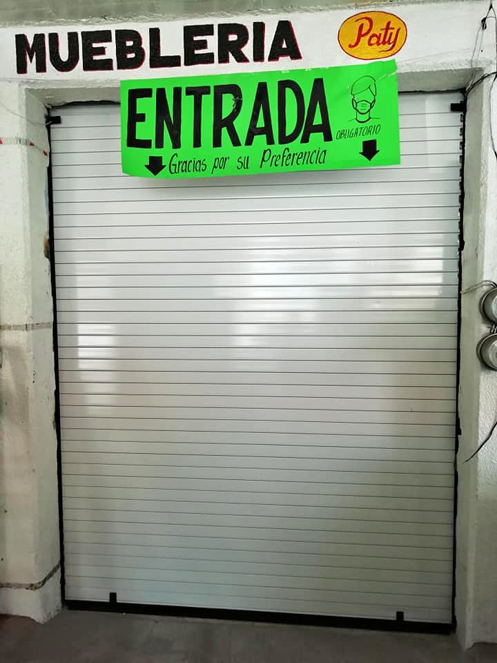 cortinas metálicas para locales comerciales en Puebla